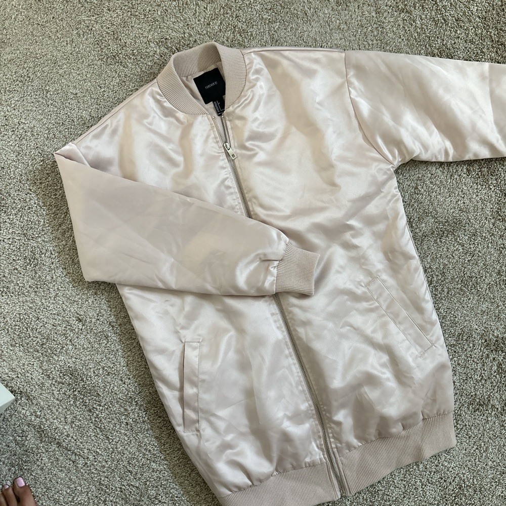 long bomber jacket